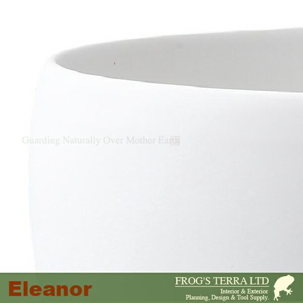 エレノア CQ-034M （直径23.5cm×H19.5cm）（底穴なし）（陶器製 花器 日本の美） |  | 01