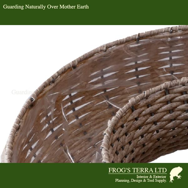 ジェミニ リング L CV-014L（直径34cm×H9.5cm）（底穴なし）（再生プラ）（植木鉢/鉢カバー/リース）（プランター/園芸/寄せ植え/ポット） |  | 04