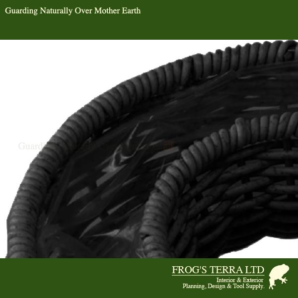 ジェミニ リング M CV-014M（直径29cm×H9.5cm）（底穴なし）（再生プラ）（植木鉢/鉢カバー/リース）（プランター/園芸/寄せ植え/ポット） |  | 05