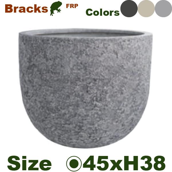 【屋外対応】GP Bracks ブラックス ラウンド 45（直径45cm×H38cm）（底穴あり）（10号可）（FRP製）（耐寒  耐候 軽量） |  | 02