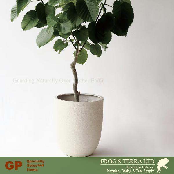 【屋外対応】GP Bias ビアス アルトエッグ 43（直径43cm×H50cm）（底穴あり）（10号可）（高耐久ポリストーン/FRP） |  | 07