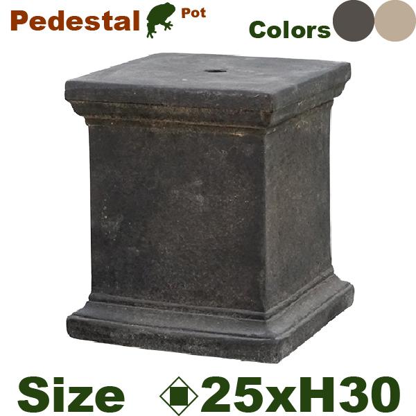 ペデスタル クラシックスクエア Pedestal（口25.5cm×H30cm）（鉢台）（テラコッタ） |  | 01