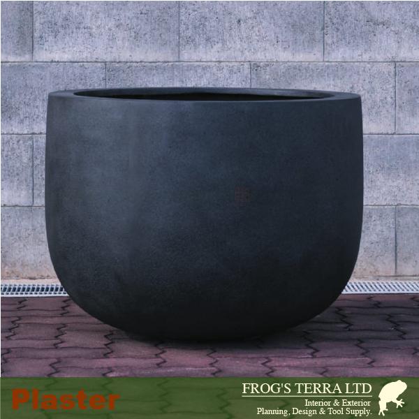 【法人宛限定商品】PLASTER Uポット  90（直径89cm×H69cm）（底穴あり）（FRP）（プランター/観葉鉢/鉢/ガーデニング） |  | 02