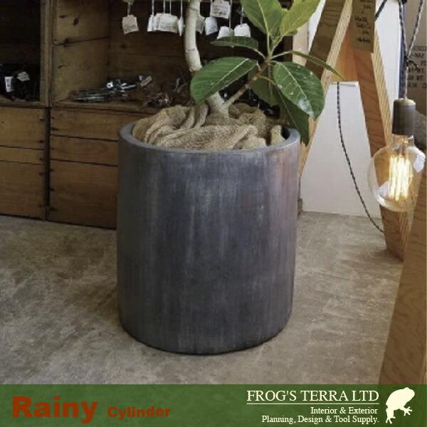 レイニー シリンダー 35 Rainy（直径35cm×H35cm）（底穴あり）（陶器鉢 テラコッタ プランター 寄せ植え ポット） |  | 02