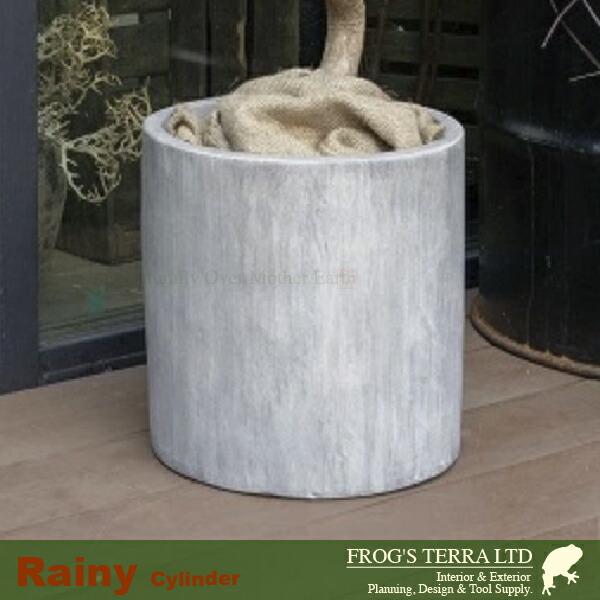 レイニー シリンダー 35 Rainy（直径35cm×H35cm）（底穴あり）（陶器鉢 テラコッタ プランター 寄せ植え ポット） |  | 03
