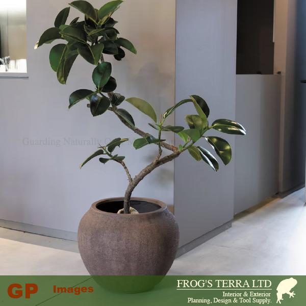 【屋外対応】GP RUNO ルノ シャロー ジャー  44（直径44.5cm×H35cm）（底穴あり）（9号可）（FRP製）（耐寒 耐候 軽量） |  | 03