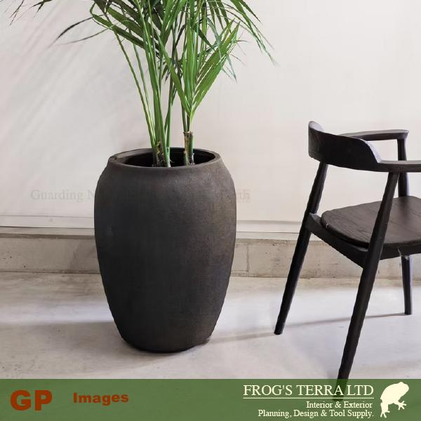 【屋外対応】GP RUNO ルノ トール ジャー  48（直径48cm×H62cm）（底穴あり）（10号可）（FRP製）（耐寒 耐候 軽量） |  | 03