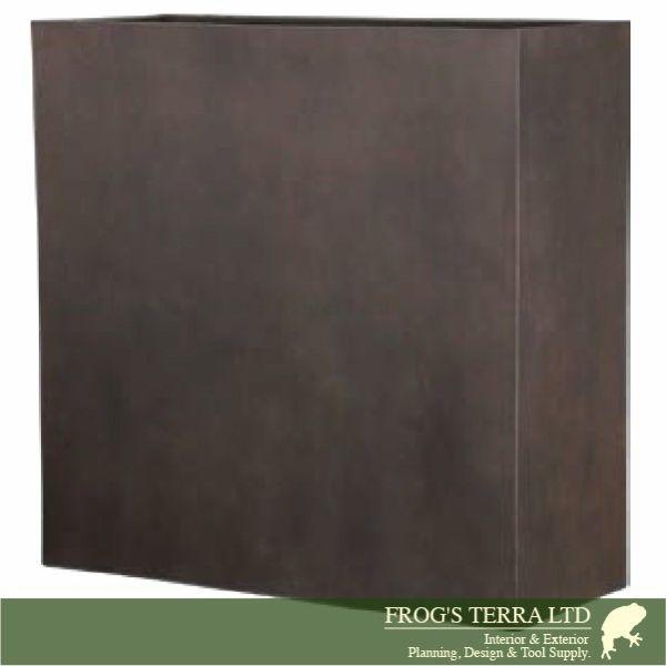 MOKU・プランターボックス（W100cm×D40cm×H100cm）（底穴なし）（樹脂製/木目調/ハンドメイド）（鉢カバー）（プランター/鉢/ポット）（観葉植物用/園芸） |  | 02