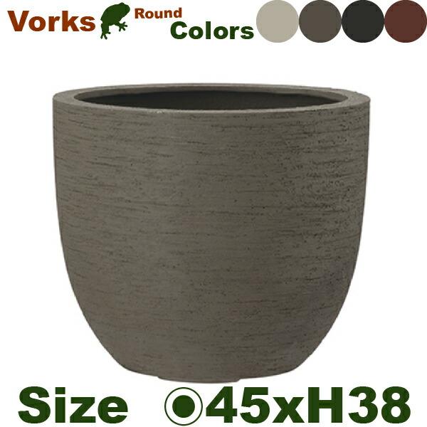 ヴォークス ラウンド 45 Vorks（直径45cm×H38cm）（底穴あり）（尺鉢対応 FRP プランター ポット 軽量 観葉鉢） |  | 02