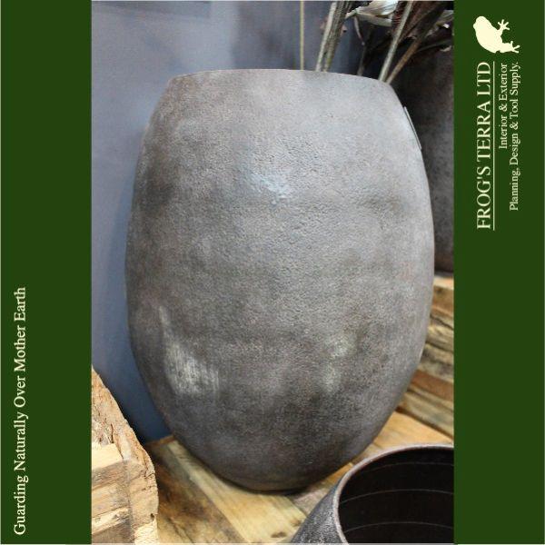 EC EC79C 鉄製 フラワーベース 花器 鉄器（直径40cm×H48cm）（底穴なし）（鉄製）（壺/鉢） |  | 05