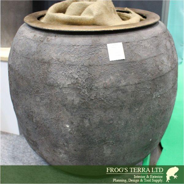 EC EC85C 鉄製 フラワーベース 花器 鉄器（直径60cm×H52cm）（底穴なし）（鉄製）（壺/鉢） |  | 01