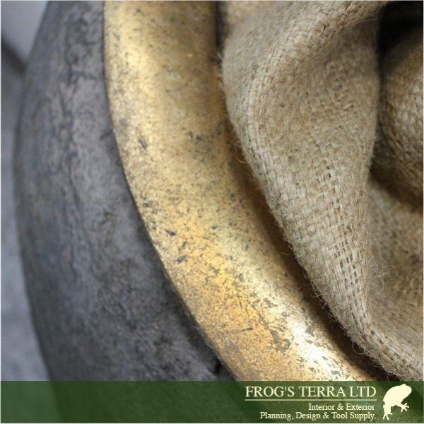 EC EC85D 鉄製 フラワーベース 花器 鉄器（直径47cm×H40cm）（底穴なし）（鉄製）（壺/鉢） |  | 02