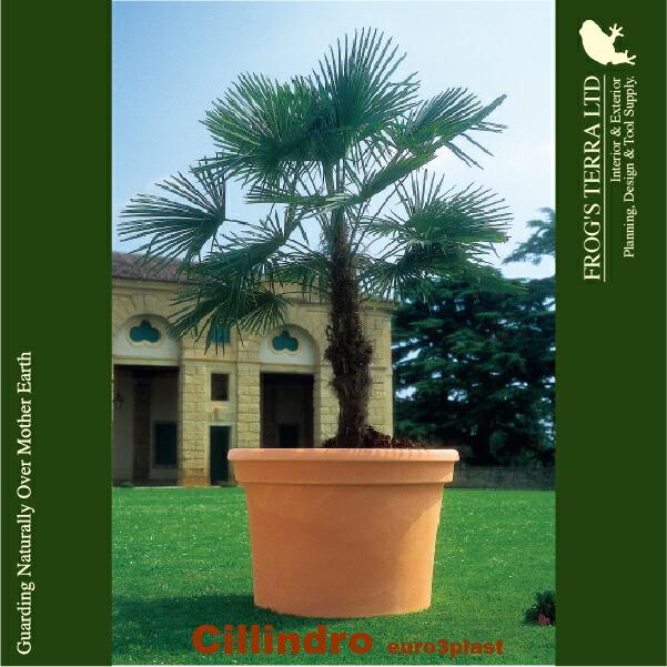 Cillindro シリンドロ 90(直径90cm×H63cm）プランター ポット 大型 軽量 高耐久 商業施設 Euro 3 plast ユーロスリープラスト |  | 01