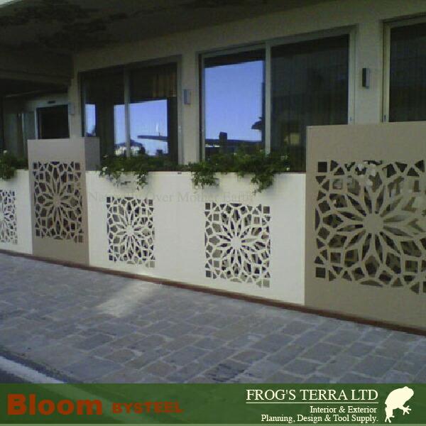 ブルーム 1（W118cmxD24cm×H170cm）（底穴あり）（アルミ製 BYSTEEL 商業施設 ホテル 照明付 パーティション 間仕切） |  | 05