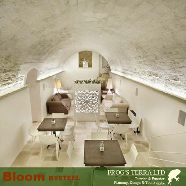 ブルーム 2（W118cmxD24cm×H115cm）（底穴あり）（アルミ製 BYSTEEL 商業施設 ホテル 照明付 パーティション 間仕切） |  | 02