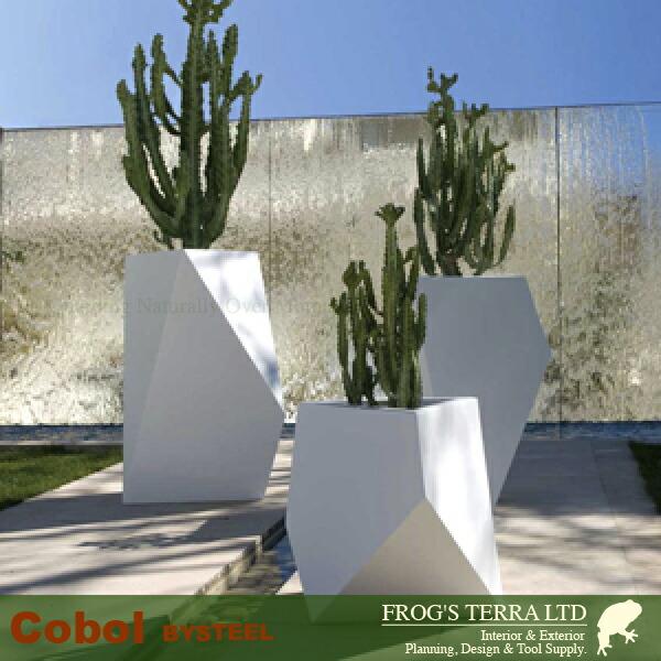 コボル M（口68cm×H89cm）（底穴あり）（アルミ製 BYSTEEL 商業施設 ホテル）（プランター/ポット/鉢/観葉植物用） |  | 01