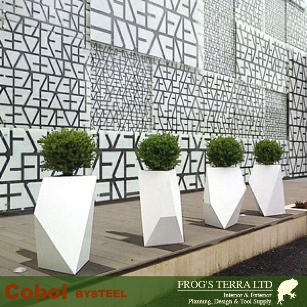 コボル L（口68cm×H105cm）（底穴あり）（アルミ製 BYSTEEL 商業施設 ホテル）（プランター/ポット/鉢/観葉植物用） |  | 03