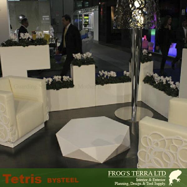 テトリス I型（W115cmxD24×H38cm）（底穴あり）（アルミ製 BYSTEEL 商業施設 ホテル）（プランター/ポット/鉢/観葉植物用） |  | 03