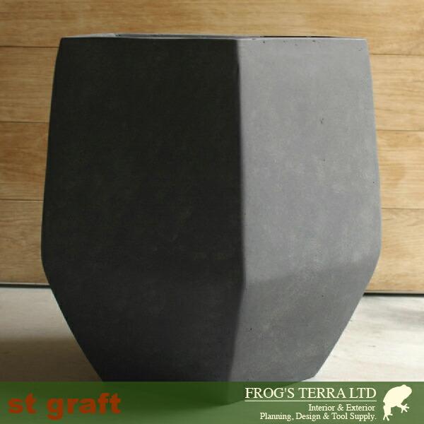 ペンタゴンポット  M  F9802（直径50cm×H45cm）（ファイバーグラス/ファイバークレイ）（植木鉢/鉢カバー）（底穴あり/軽量プランター） |  | 06