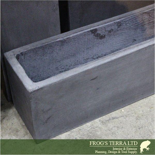 ロングプランター  F9850（W70cm×D13cm×H15cm）（ファイバーグラス/ファイバークレイ）（植木鉢/鉢カバー）（底穴あり/軽量プランター） |  | 01