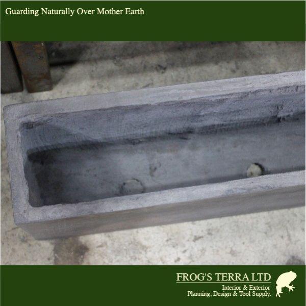 ロングプランター  F9850（W70cm×D13cm×H15cm）（ファイバーグラス/ファイバークレイ）（植木鉢/鉢カバー）（底穴あり/軽量プランター） |  | 05