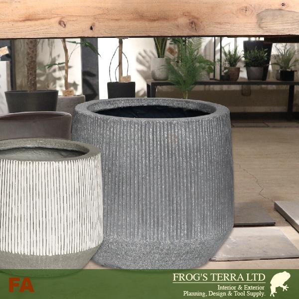 FA タブ FA01M(直径31cm×H28cm）（底穴なし）（セメントファイバー）（プランター/ポット） |  | 04