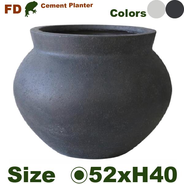 セメントファイバー ラージアーン L  FD43L（直径52cm×H40cm）（底穴あり）ファイバークレイ |  | 01