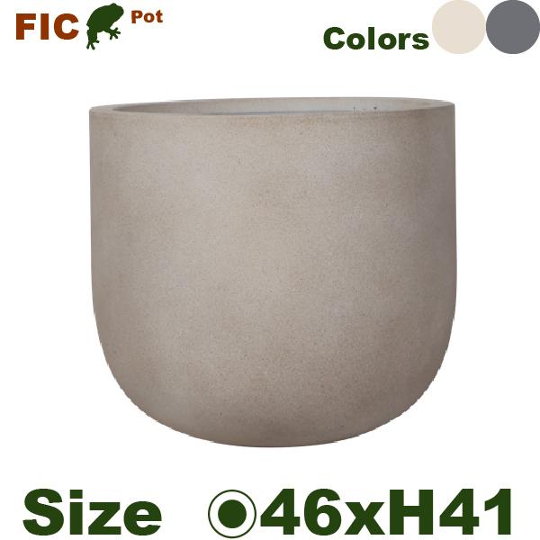 【屋外対応】MH Cファイバー ラウンド  FIC19L（直径46cm×H41cm）（底穴あり） |  | 01