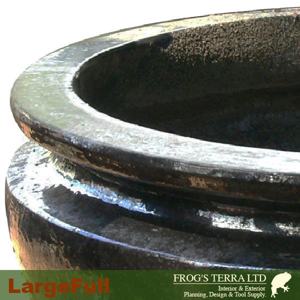 ラージフルボウル（直径93cm×H57cm）（底穴なし）（陶器製）（観葉鉢） |  | 01