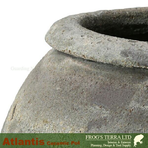 アトランティスミドルポット  FS6345AD  Atlantis（直径48cm×H52cm）（底穴有）（陶器製）（観葉鉢） |  | 01