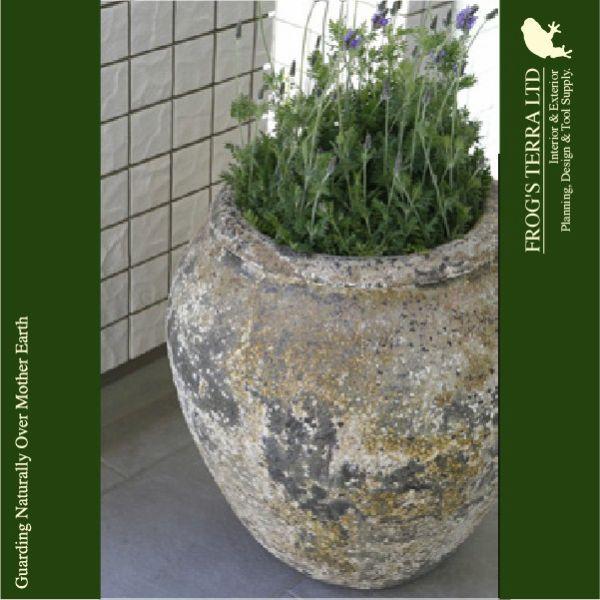 アトランティスミドルポット  FS6345AD  Atlantis（直径48cm×H52cm）（底穴有）（陶器製）（観葉鉢） |  | 03