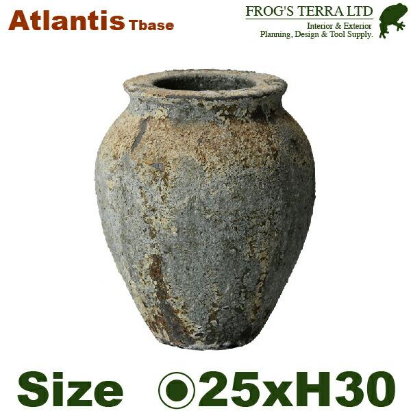 MM アトランティスティーベス  FS6394AD  Atlantis（直径25cm×H30cm）（底穴なし/あり）（陶器製）（観葉鉢） | 