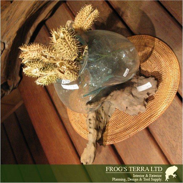 流木ガラスベース（一点もの）（現品販売）（ガーデングッズ）（レアもの） |  | 03