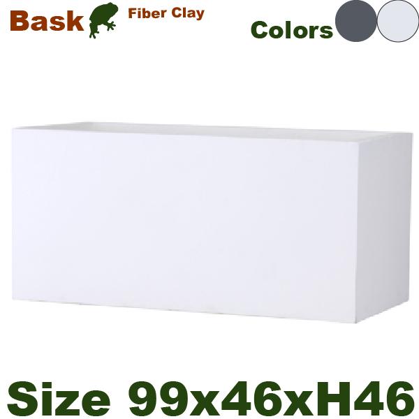 【屋外対応】GP Bask バスク プランター  L 100（W99cm×D46cm×H46cm）（底穴あり）（Fクレイ）（耐候） |  | 01