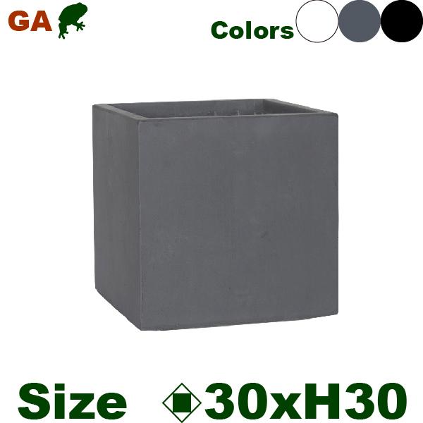 GA キューブ 30(ロ30cm×H30cm）（底穴あり）（セメント/ファイバークレイ）（プランター/ポット）の画像