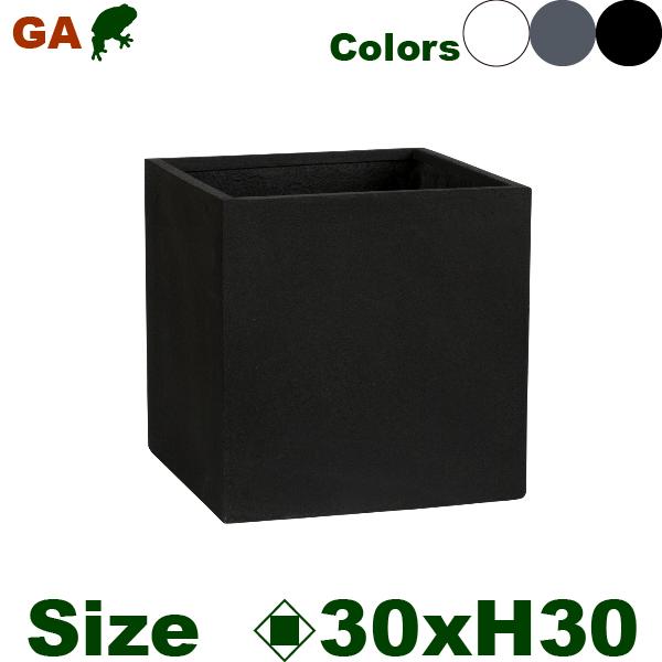 GA キューブ 30(ロ30cm×H30cm）（底穴あり）（セメント/ファイバークレイ）（プランター/ポット）の画像