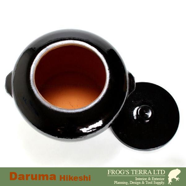 KM ダルマ火消し  黒  中 MH002M（直径31cm×H23cm）（炭/消火/スビツ） |  | 02