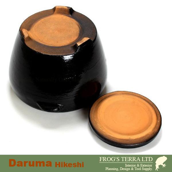 ダルマ火消し  黒  小 MH002S（直径27.5cm×H21cm）（炭/消火/スビツ） |  | 02