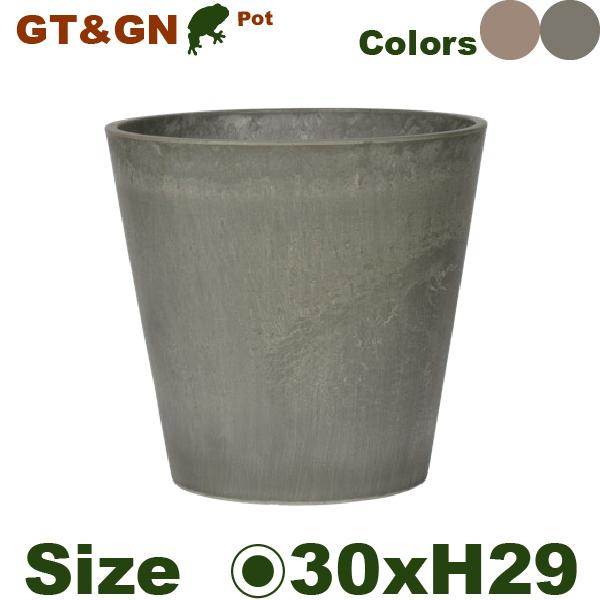 MH GN19-30(直径30cm×H29cm）（底穴あり/なし）（PP/ポリプロピレン）（プランター/ポット） | 
