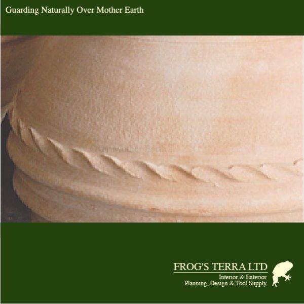 【法人宛限定商品】MB クレタ島  コロニオス  XL（直径65cm×H70cm）（底穴あり）（ハンドメイド/ギリシャ）（テラコッタ）（プランター/壺） |  | 01