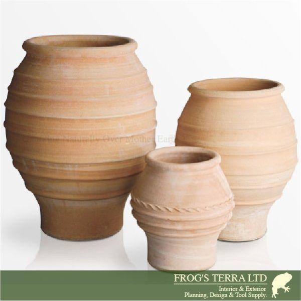 【法人宛限定商品】MB クレタ島  コロニオス  XL（直径65cm×H70cm）（底穴あり）（ハンドメイド/ギリシャ）（テラコッタ）（プランター/壺） |  | 06