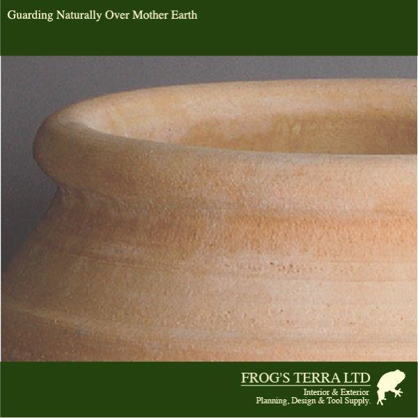 MB クレタ島  コロニオス  L（直径50cm×H60cm）（底穴あり）（ハンドメイド/ギリシャ）（テラコッタ）（プランター/壺） |  | 05