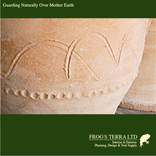 クレタ島  ルバーキ  M（直径40cm×H40cm）（底穴あり）（ハンドメイド/ギリシャ）（テラコッタ）（プランター/壺） |  | 03