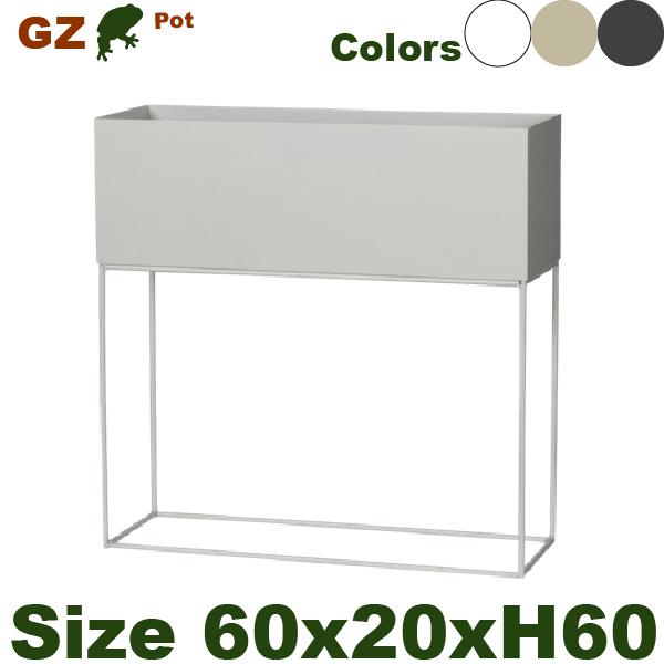 MH ガルバスタンドプランター GZ03-60（W60cm×D20cm×H60cm）（底穴なし/スタンド付）（プランター/ポット）_1