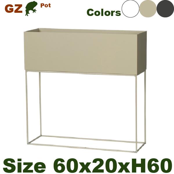 MH ガルバスタンドプランター GZ03-60（W60cm×D20cm×H60cm）（底穴なし/スタンド付）（プランター/ポット）_2