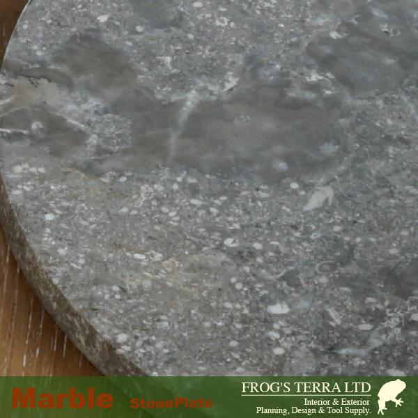 ラウンドプレート L （直径35cm×H1.8cm）（底穴なし）（鉢台）（大理石製） |  | 01