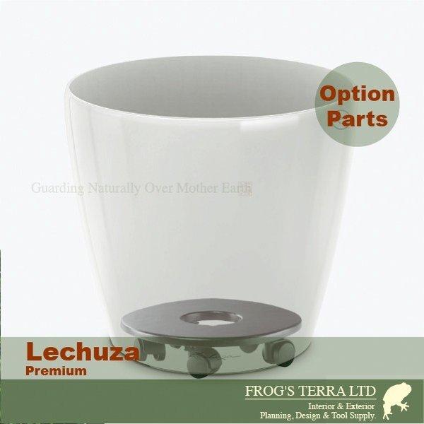 移動キャスター 丸型 70cm用 Lechuza  専用オプション(耐荷重180kg）底面潅水 ポリプロピレン プランター ポット レチューザ 商業施設の画像