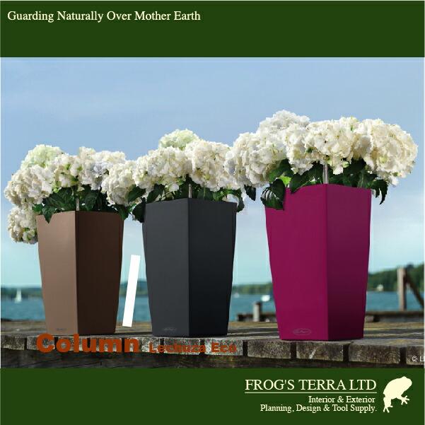 Column コラム 22(ロ22cm×H41cm）底面潅水  Lechuza レチューザ 商業施設 水やり簡単 |  | 01