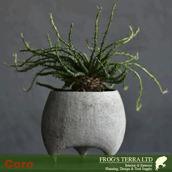 MJ 葫蘆（ころ） L（直径22cm×H17cm）（底穴あり ）土もの 陶器鉢 テラコッタ プランター 受注生産品 手造り ポット |  | 02