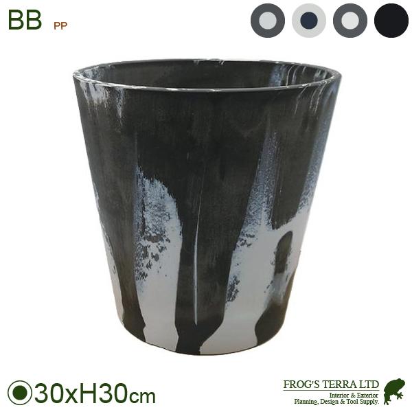 BB ラウンド 30（直径30cm×H30cm）（底穴なし/あり）（8号可）（PP製） | 
